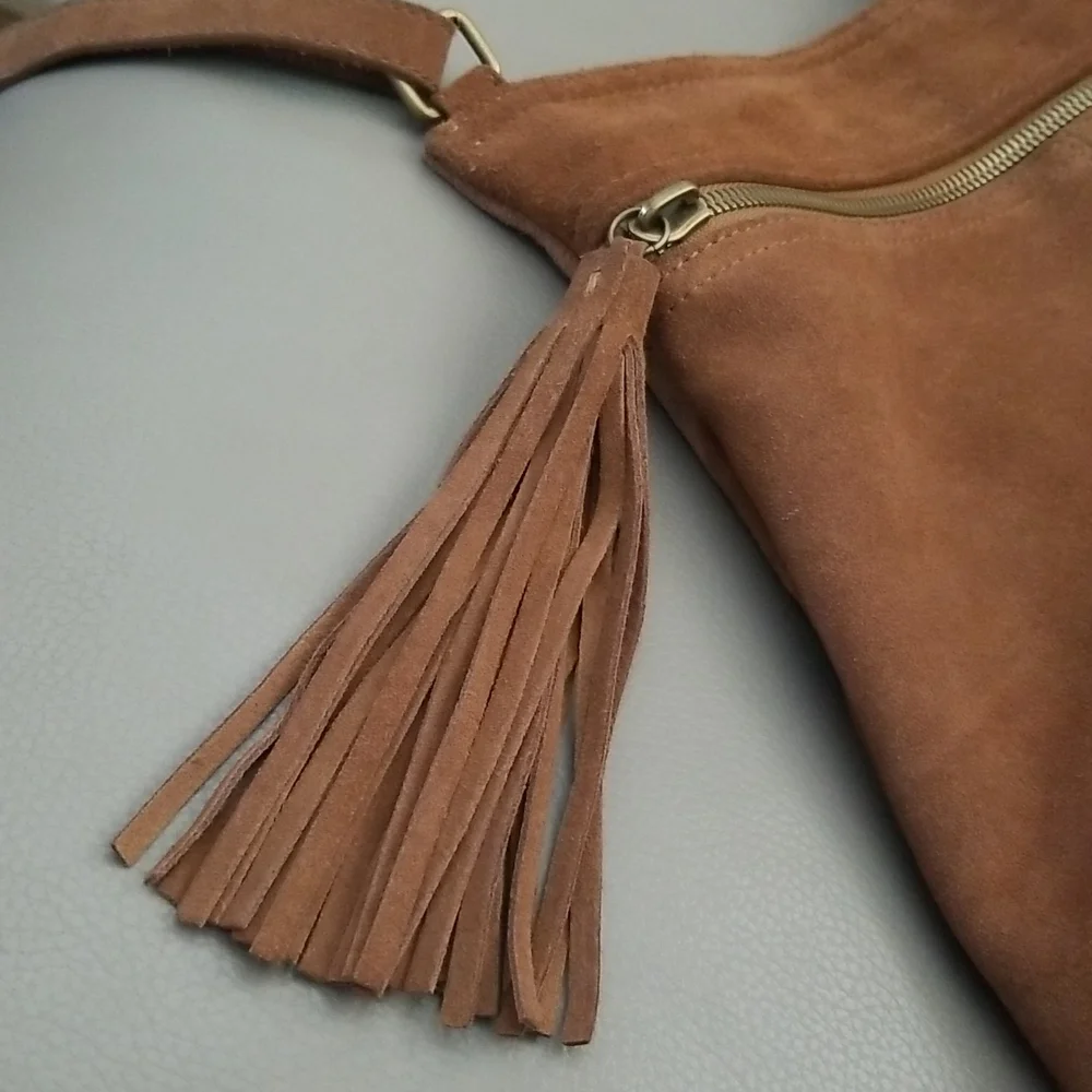 Margot Suede Crossbody Bag - Picture 12 of 12